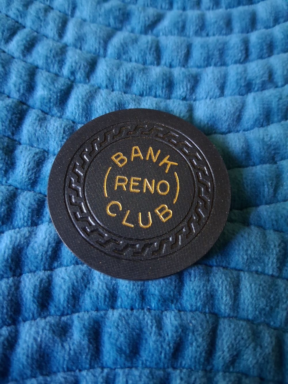 Vintage casino chip from the historic Bank Club in downtown Reno, NV